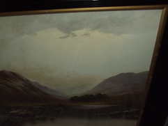 Pair of Victorian Highland Mountain Landscape Oil paintings (8)