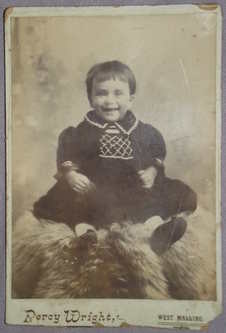 Edwardian Cabinet Photograph of Young Child