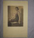 Large Photograph 1920’s Lady Seated. 