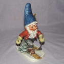 Goebel CO-BOY Figurine Toni the Skier Gnome.