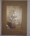Victorian Photograph Middle Aged Seated Lady.  