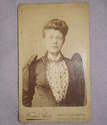 Victorian CDV Photograph Ladies Portrait.
