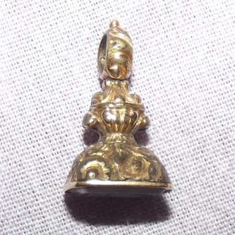 Victorian Pocket Watch Chain Fob Seal.