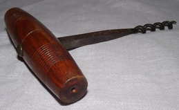 Mahogany Handled T Corkscrew (2)