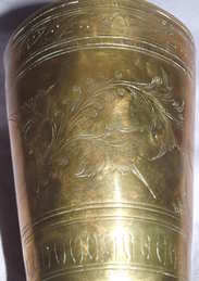 Vintage Brass Beaker (3)
