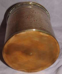 Vintage Brass Lidded Pot (5)
