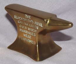 Brass Blacksmiths Anvil Gretna Green (2)