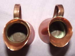 Two Miniature Copper Jugs (3)