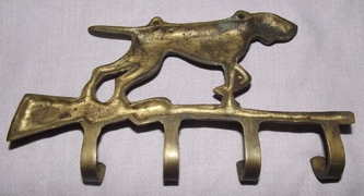 Gun Dog Lead or Key Hook Holder (2)
