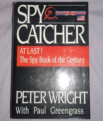 Spycatcher by Peter Wright with Paul Greengrass 1987 1st Edition.