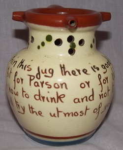 Torquay Pottery Motto Ware Puzzle Jug (2)