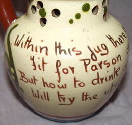 Torquay Pottery Motto Ware Puzzle Jug (8)