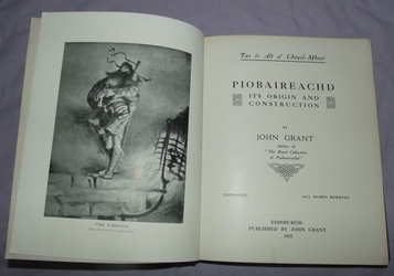 Piobaireachd its Origin and Construction by John Grant 1st edition 1915 (6)