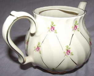 Vintage Sadler Teapot Pink Roses (5)