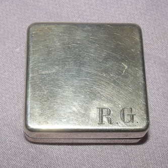 Silver Pill Box, G Ciardetti.