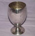 Silver Plated Masonic Goblet.