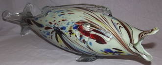 Murano Glass Fish Vase Ornament (3)