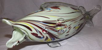 Murano Glass Fish Vase Ornament (4)