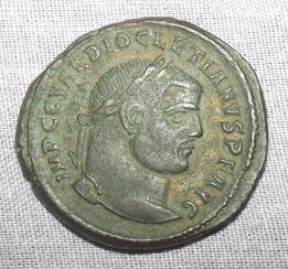 Roman Follis Coin Diocletian