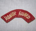 Honor Guard Shoulder Patch Title.