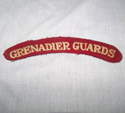 Grenadier Guards Shoulder Patch Title.