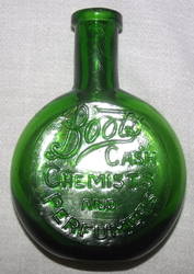 Emerald Green Boots the Chemist Disc Bottle (2)