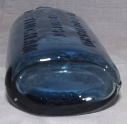 Victorian Woodward Chemist Blue Bottle (4)