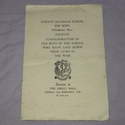 WW2 Commemoration Service Programme.