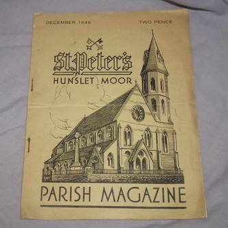 St Peters Church Hunslet Moor Parish Magazine 1946.
