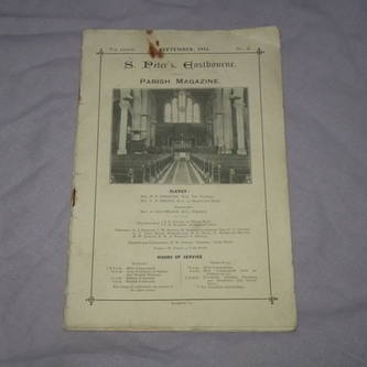 St Peters Church Eastbourne Parish Magazine 1933.