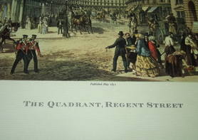 Print of Old London The Quadrant Regent Street 1852 (2)