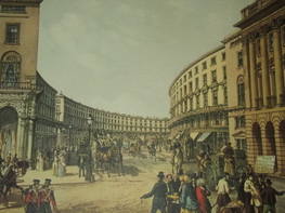 Print of Old London The Quadrant Regent Street 1852 (3)