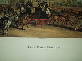 Print of Old London Hyde Park Corner 1838 (2)