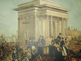 Print of Old London Hyde Park Corner 1838 (3)