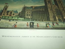 Print of Old London Westminster Abbey and St Margarets Church 1793 (2)