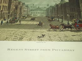 Print of Old London Regent Street From Piccadilly 1822 (2)