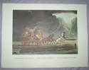 Stage Coach Print, Mail Coach in a Thunder Storm on Newmarket Heath.