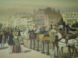 Print of Old London Hyde Park Near Grosvenor Gate (3)