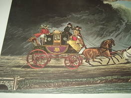 Stage Coach Print Mail Coach in a Thunder Storm on Newmarket Heath (2)