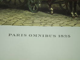 Stage Coach Print Paris Omnibus 1825 (2)