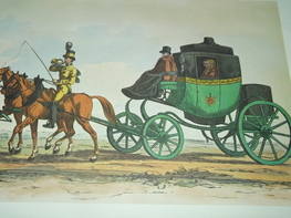 Stage Coach Print Bavarian Express Mail Coach 1825 (3)