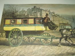 Stage Coach Print Paris Three Wheeler Coach 1824 to 1828 (3)