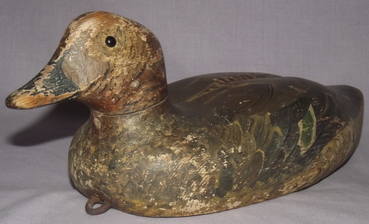 Vintage Wooden Decoy Duck (2)