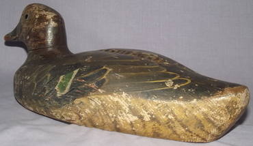 Vintage Wooden Decoy Duck (3)