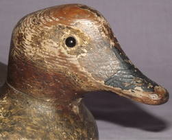 Vintage Wooden Decoy Duck (5)