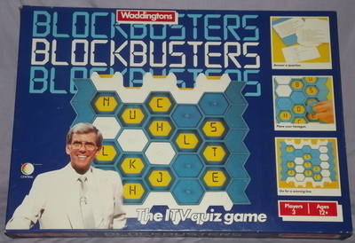 blockbusters board game 1986 Spare Part Playing Screen With Legs  Good Cond 