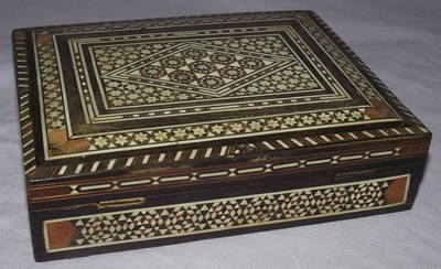 Vintage Inlaid Cigarette Box.