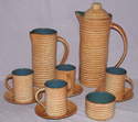 Folkestone Pottery Coffee Set by Marc Goldberger.