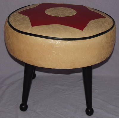 Vintage Retro Foot Stool.