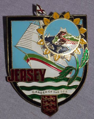 Jersey Car Grille Badge.